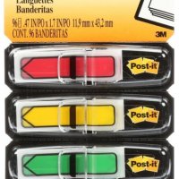 Zakładki indeksujące POST-IT 12x43mm strzałki 4x24szt 684ARR3 3M
