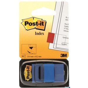 Zakładki indeksujące POST-IT 25x43mm niebieskie 680-2 50sztuk 3M