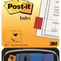 Zakładki indeksujące POST-IT 25x43mm niebieskie 680-2 50sztuk 3M