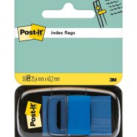 Zakładki indeksujące POST-IT® (680-2), PP, 25,4x43,2mm, 50 kart., niebieskie