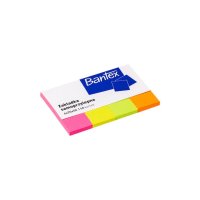 Zakładki samoprzylepne 20x50mm, 4 kolory, BANTEX 400086402