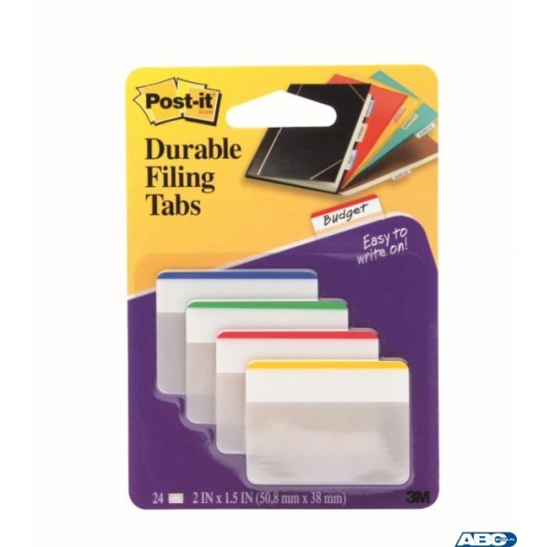 Zakładki indeksujące POST-IT 50.8x38mm proste 4x6szt 686-F1, 3M-70071425006