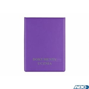 Okładka na dokumenty ucznia pionowa violet KOD-11-05 BIURFOL