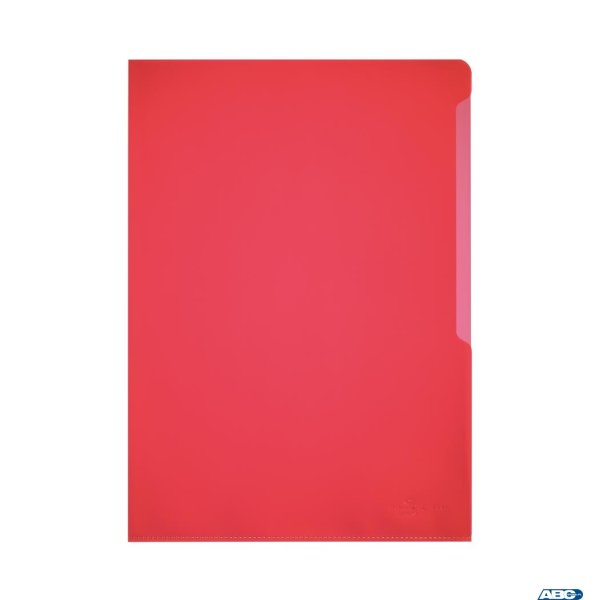 Obwoluta przezroczysta A4, PP 0,12mm Czerwony, 100szt., 233703 DURABLE