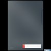 Folder A4 z kieszonką na etykietę Leitz Cosy, szara 47080089