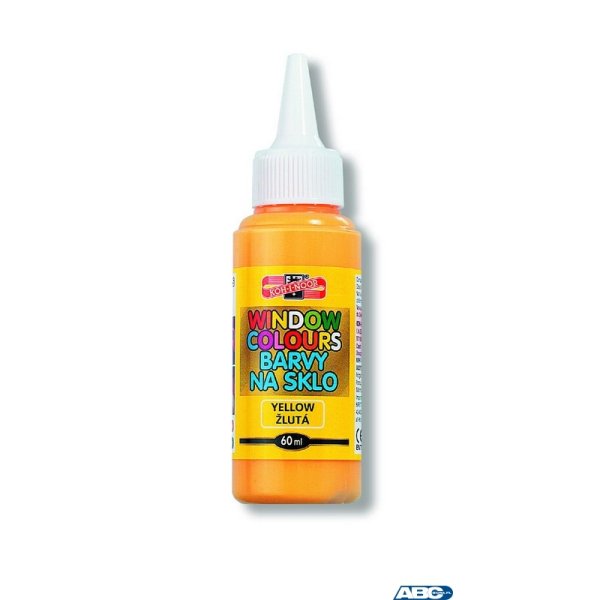 Farba witrażowa 60ml żółta 974201