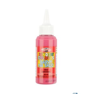 Farba witrażowa 60ml czerwona 974204