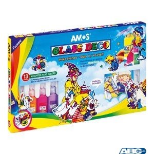 Farby witrażowe GD22P13 AMOS 13 kolorów 22ml 170-1050