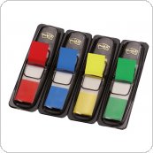 Zakładki indeksujące POST-IT (683-4AB), PP, 12x43mm, 4x35 kart., mix kolorów neonowy, 3M-70071353588