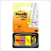 Zakładki indeksujące POST-IT z nadrukiem „ręka + ołówek” (680-31), PP, 25x43mm, 50 kart., 3M-70071392784