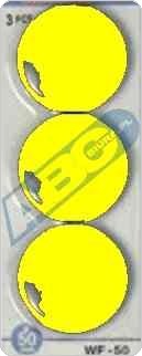 Magnesy okrągłe, punkty magnetyczne ARGO 50mm 3szt żółte