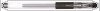 Długopis żelowy DONAU z wodoodpornym tuszem 0,5mm, czarny, 7342001PL-01 Artykuły piśmiennicze