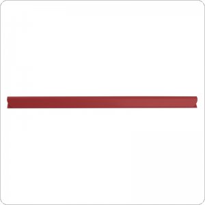 Listwa zaciskająca DONAU, PVC, A4, 10mm, do 100 kartek, czerwona, (10szt), 7897001PL-04