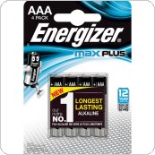 Bateria ENERGIZER Max Plus, AAA, LR03, 1,5V, 4szt., EN-423051