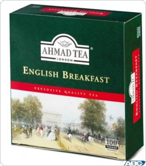 Herbata AHMAD ENGLISH BREAKFAST 100 torebek x 2g, zawieszka