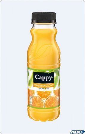 Sok CAPPY POMARAŃCZOWY 0,33L butelka PET (12szt)
