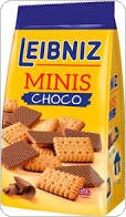 Ciastka Leibniz Minis maślane 100g w czekoladzie