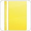 Skoroszyt DONAU, PVC, A4, twardy, 150 / 160mikr., wpinany, żółty, (10szt), 1704001-11