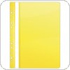 Skoroszyt DONAU, PVC, A4, twardy, 150 / 160mikr., wpinany, żółty, (10szt), 1704001PL-11 Archiwizacja dokumentów