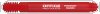 Marker permanentny OFFICE PRODUCTS, okrągły, 1-3mm (linia), czerwony, 17071211-04