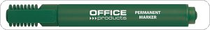 Marker permanentny OFFICE PRODUCTS, ścięty, 1-5mm (linia), zielony, 17071311-02