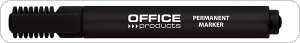 Marker permanentny OFFICE PRODUCTS, ścięty, 1-5mm (linia), czarny, 17071311-05