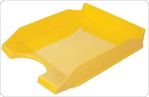 Szufladka na biurko OFFICE PRODUCTS, polistyren/PP, A4, żółta, 18016021-06