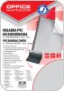 Okładki do bindowania OFFICE PRODUCTS, PVC, A4, 200mikr., 100szt., szare transparentne, 20222015-10