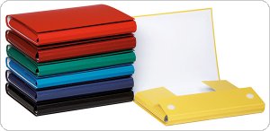 Teczka z rzepem OFFICE PRODUCTS, PP, A4/4cm, 3-skrzydłowe, mix kolorów, 21187411-99