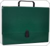Teczka-pudełko OFFICE PRODUCTS, PP, A4 / 5cm, z rączką i zamkiem, zielona, 21187811-02