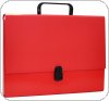 Teczka-pudełko OFFICE PRODUCTS, PP, A4 / 5cm, z rączką i zamkiem, czerwona, 21187811-04