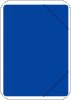 Teczka z gumką OFFICE PRODUCTS, A4, PP, 500mikr., 3-skrzydłowe, niebieska, 21195251-01