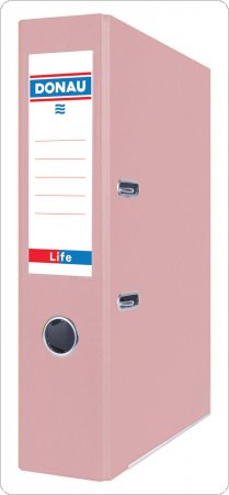 Segregator DONAU Life, pastel, A4/75mm, różowy, 3966001PL-30
