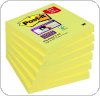 Bloczek samoprzylepny POST-IT Super Sticky (654-P6SSCY-EU), 76x76mm, 5 + 1x90 kart., żółty, 1 bloczek GRATIS, 3M-70005198315