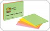 Bloczek samoprzylepny POST-IT Super Sticky (6845-SSP), 200x149mm, 4x45 kart., mix kolorów, 3M-70005253326