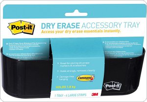 Koszyk na akcesoria POST-ITt Dry Erase (DEFTRAY-EU), czarny, 3M-70006850765