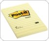 Bloczek samoprzylepny POST-IT w linię (660), 102x152mm, 1x100 kart., żółty, 3M-UU009543644
