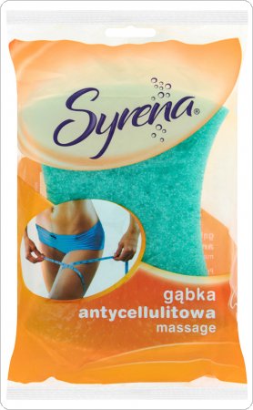 Gąbka kąpielowa SYRENA Massage, niebieska, 3M-XA004800547