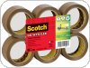 Taśma pakowa do wysyłek SCOTCH Hot-melt (371), 50mm, 66m, brązowa, 3M-XX004803811