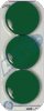 Magnesy okrągłe, punkty magnetyczne ARGO 50mm 3szt zielone