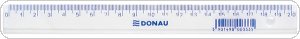 Linijka DONAU, 20cm, zawieszka, transparentna, 7052901PL-00