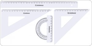 Zestaw geometryczny DONAU, duży, zawieszka, transparentny, 7082904PL-00