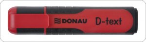 Zakreślacz fluorescencyjny DONAU D-Text, 1-5mm (linia), czerwony, 7358001PL-04