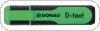 Zakreślacz fluorescencyjny DONAU D-Text, 1-5mm (linia), zielony, 7358001PL-06