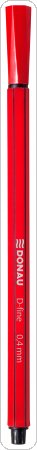 Cienkopis DONAU D-Fine, 0,4 mm, czerwony, 7361011PL-04