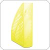 Pojemnik na dokumenty ażurowy DONAU, polistyren, A4, transparentny żółty, 7462188PL-11 Organizacja biura