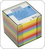 Kostka DONAU nieklejona, w pudełku, 95x95x95mm, ok. 800 kart., neon, mix kolorów, 7492001PL-99