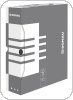 Pudło archiwizacyjne DONAU, karton, A4 / 80mm, szare, 7660301FSC-13 Pudła i kartony archiwizacyjne