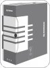 Pudło archiwizacyjne DONAU, karton, A4 / 120mm, szare, 7662301FSC-13