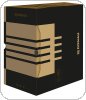 Pudło archiwizacyjne DONAU, karton, A4 / 200mm, brązowe, 7663401FSC-02
